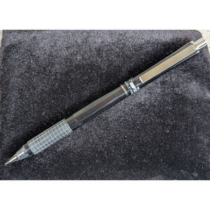 Vtg NIJI Grip350 0.5mm Mechanical Pencil Black Japan Grip 350 Double Knock